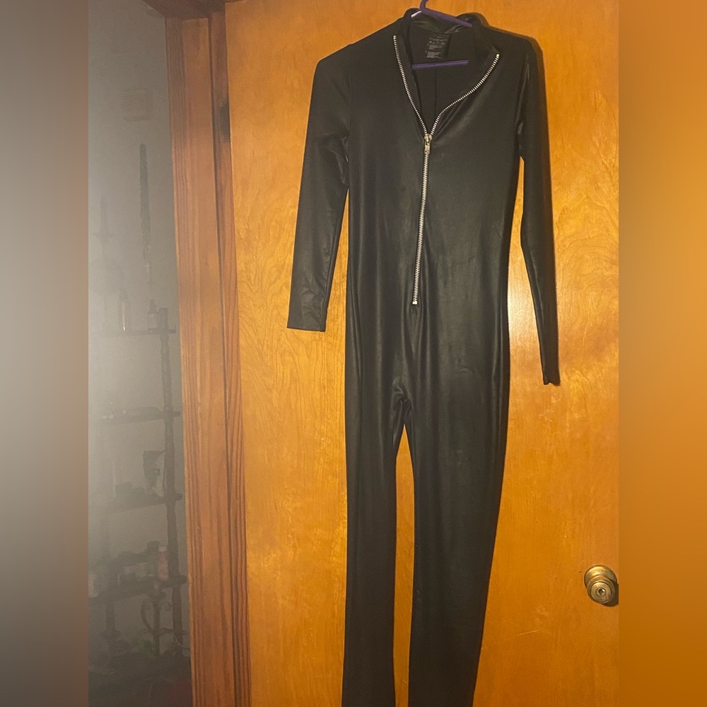 Vinyl bodysuit